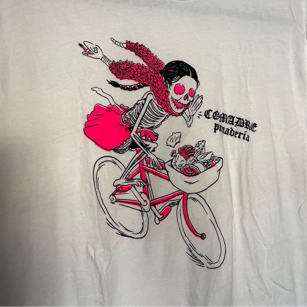 White Graphic Tee with